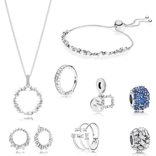 NEW 100% 925 Sterling Silver Shards of Sparkling Ice Carving Glacial Beauty Ring Earring Necklace Bracelet Pendant Bead Charm