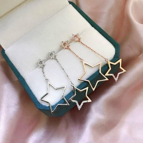 100% 925 Sterling Silver Earrings For Women Fashion Exquisite Jewelry Party Earrings Gift