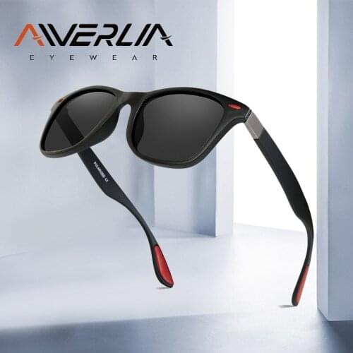 AIVERLIA Classic Polarized Sunglasses Men Women Driving Square Frame Sun Glasses Male Brand Design Eyewear UV400 AI16