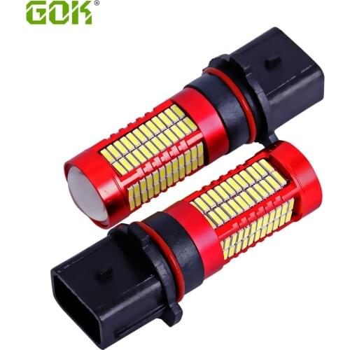2pcs Auto led H16 P13W LED 106SMD 4014 LED Car Automotive DRL Turn Signal Light Indicator Lamp Fog Lamp Daytime Running Light