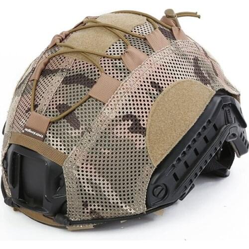 Tactical FAST helmet cloth camouflage helmet cover ventilation