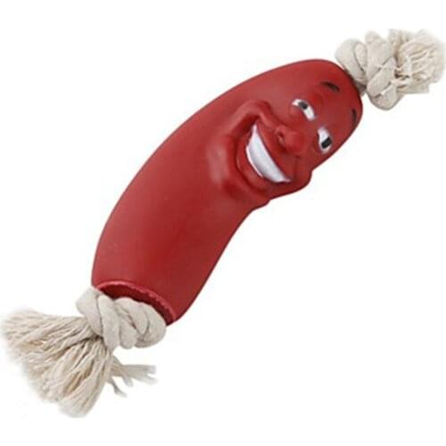 Funny pet dog toys sausage squeaky toys for pets healthy latex dog toys for dog wholsale pet toys wholesale pet supplies