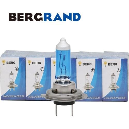 10PCS bombillas 12V 55W H7 Halogen Car Light Bulb Head Lamp 4300K Xenon Fog Lights Quartz/Hard Glass PX26d Auto Lamps
