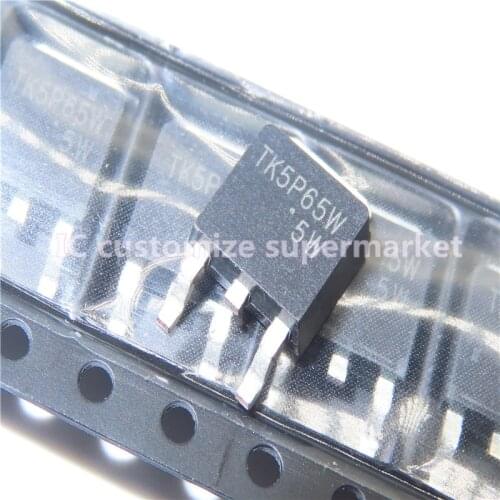 10PCS/LOT NWE TK5P65W TO-252 SMD Transistor