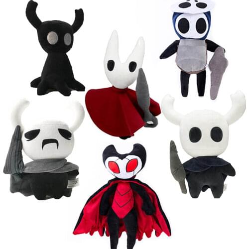 30CM 4 Style Game Hollow Knight Grimm Quirrel Ghost Soft Doll Toy Cute Animal Cartoon Doll Kids Birthday Gifts Anime Plushie