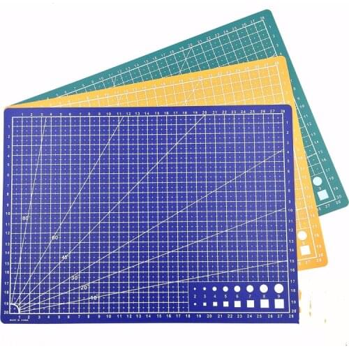 1PC Self Healing Craft Card Cutting Pad 30*22cm Cutting Mat A4 Grid Lines Engraving Plate Fabric Leather Paper Board