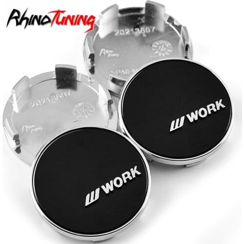 4pcs 54mm Work Emblem Car Wheel Center Cap Auto Wheel Centre Hub Caps Rim For Versa Note Sentra Murano #40342-AU511