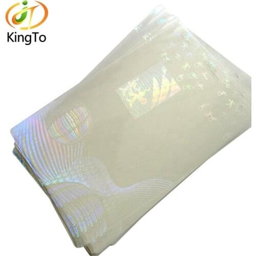 A4 Size Heat Seal Hologram Laminating Film Pouches