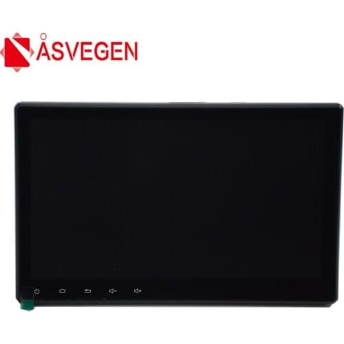 Asvegen 10.1'' Big Screen Android 6.0 Quad Core 1G+16GB for Universal Touch Car Multimedia Player Audio GPS Navigation Rotatable