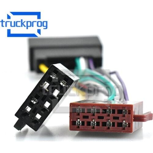 TruckProg ISO Car Radio Standard HARNESS Adapter Cable forFord Focus 2011+ forFiesta for C-Max 2010