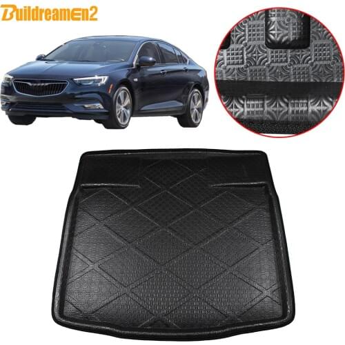 Buildreamen2 For Buick Regal Car Trunk Mat Cargo Pad Floor Carpet Tail Tray Boot Mud 2009 2010 2011 2012 2013 2014 2015 2016