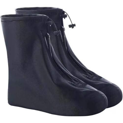Men Women Shoes Covers for Rain Flats Ankle Boots Cover PVC Reusable Non-slip Cover for Shoes With Internal Waterproof Layer 244