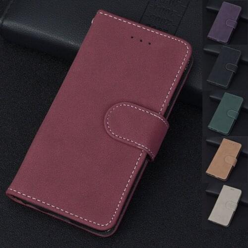 For Samsung Galaxy M01 A21s A01 Core M51 Note 20 Ultra Flip Case Matte Leather Cover Wallet Stand Holder Magnetic Book Phone bag