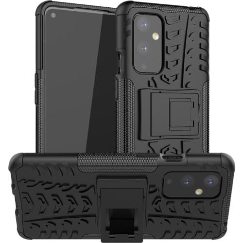 For OnePlus 9 9R Case Luxury TPU+PC Cover Stand Armor ShockProof Cases For OnePlus 9 Pro OnePlus9 Protective Phone Cases