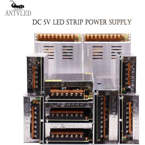 DC5V 2A 3A 4A 5A 8A10A 12A 20A 30A 40A 60A 70A LED Switch Power Supply Transformer Driver Adapter WS2812B SK6812 Ect LED Strip