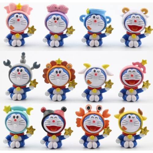Bandai Classic Doraemon Doll Anime Figure Model Toys for Children Gifts Japan Cartoon Figures Fashion Women Men Action Figurer