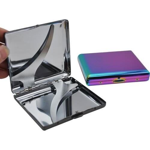 Fashion Pipe Personality Women/men Cigaret Metal Case Cigarette Box Matel Fine Smoke Storage Box Smoking Accessories