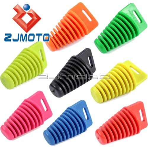 32mm-61mm Dirt Bike Exhaust Plugs For YAMAMA SUZUKI KAWASAKI Muffler Pipe Washing Plugs Exhaust Wash Plugs Exhaust Stopper