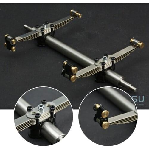 LESU 1/14 Metal Suspension Passive Axle For DIY Tamiya RC Trailer Plate Truck Model TH02081-SMT3