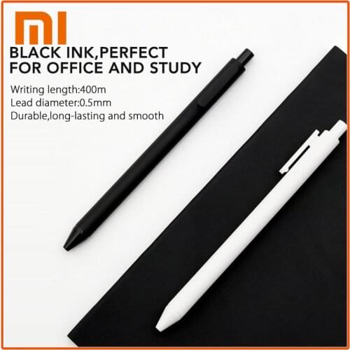 Original Xiaomi KACO Sign Pens 10pcs/Pack school stationery Ballpoint pen Switzerland Refill Japan Black Ink add Mijia Pen