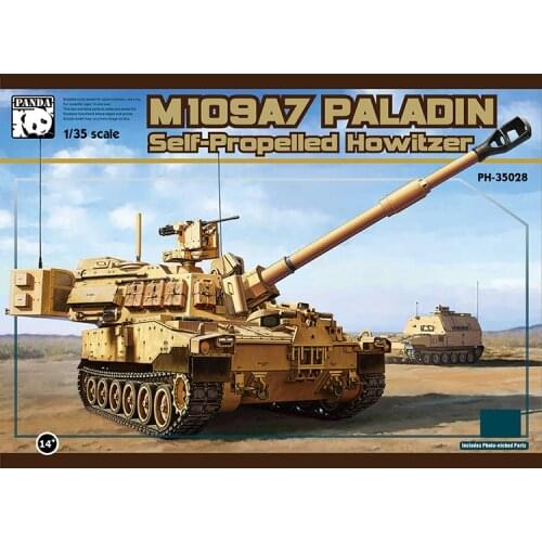 PANDA HOBBY PH35028 1/35 Scale M109A7 Paladin Self-Propelled Plastic Model Building Kit