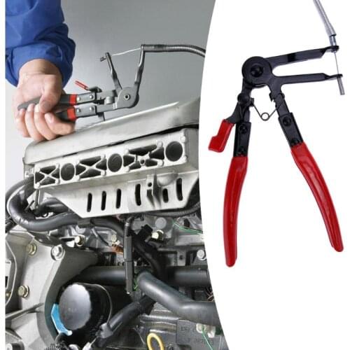Professional Auto Vehicle Tools Cable Type Flexible Wire Long Reach Hose Clamps Pliers for Car Repairs Hose Clamp Removal Plier