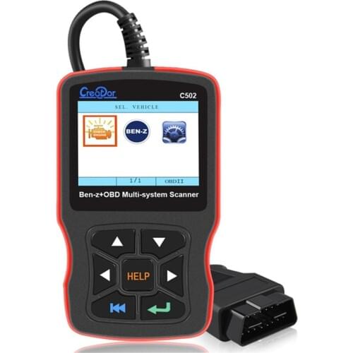 CREATOR C502 OBD2 Code Reader Professional Diagnostic Tool Full-System Scanner for Mercedes Benz W211 W210 C200 W203 W204