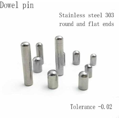 Dowel pin 0.8 0.9 1 1.1 1.2 1.3 1.4 1.5 1.6 1.7 1.8 1.9 locating pin FCT Test fixture ict fixture Round ball head flat ends