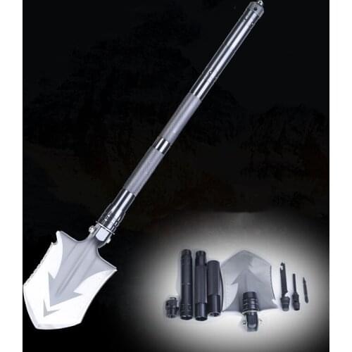 Outdoor Folding Portable Shovel Field Survival Tool Picnic Fishing Camping Military Steel Spade Essential For Off Road Vehicles