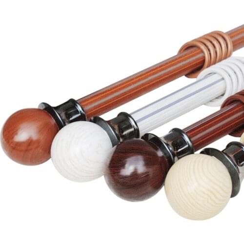 Modern Fashionable Non-magnetic Aluminum Alloy Single Double Rome Curtain Rod Mute Curtain Accessories