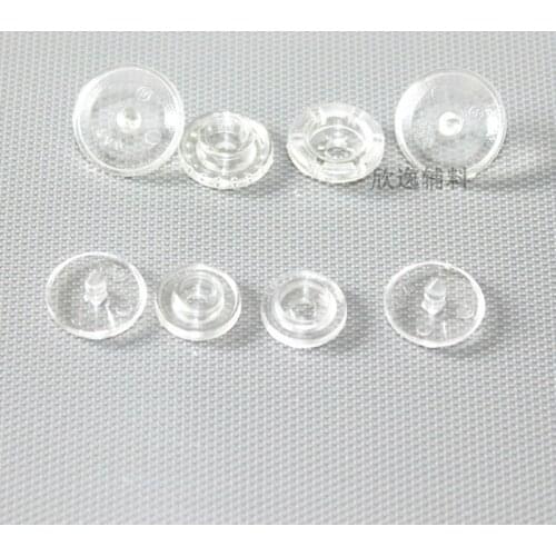 T5 Clear Snap Buttons 100 sets KAM Brand 12mm Clear Plastic Snap Button Transparent Fastener Buttons
