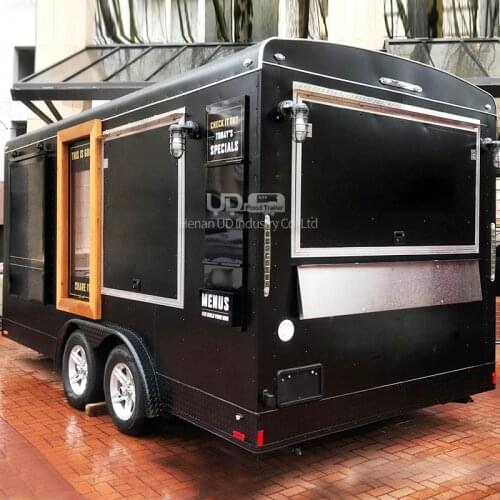 Food Cart Mobile Kitchen Trailer House Ice Cream Rolling Truck Custom Food Truck