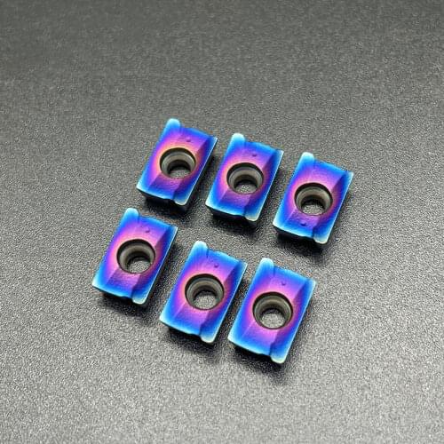 High Quality Carbide APKT1003 PDR Turning Tool Blue Flame Series CNC Milling Blades APKT 1003