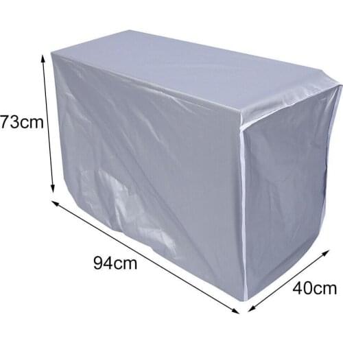 1Pcs Air Conditioner Cover Rainproof Waterproof Sunscreen Waterproof Hood Air Conditioner Cover Cover Outdoor Polyester C7O7