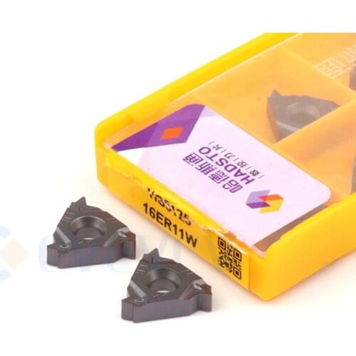 10pc 16IR 16ER 11W 12W 14W 19W HS5125 CNC Lathe Carbide Insert Internal Thread External Thread Blade High Temperature Resistance