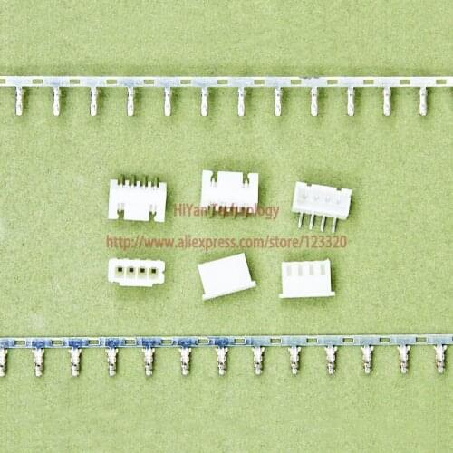 100sets/lot) connector XH2.54 4Pin 90degrees Pitch:2.54MM 0.1inch 4AW Pin Header + Terminal + Housing XH2.54-4P
