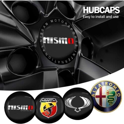 4pcs 56mm 3D Car Emblem Tire Wheel Center Hub Cap Sticker for BMWs M Audis VWs Volkswagens Benzs Fords Toyotas Hondas Peugeots