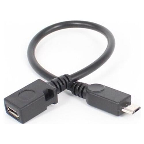 5pcs/lot High Quality M/F For Micro USB 2.0 Type B Male To Female Extension Cable Wire Extender Charging Cable Cord