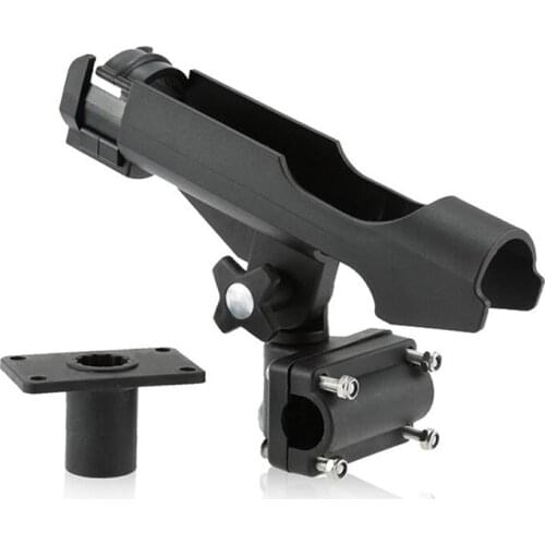 Fishing Boat Rod Holder Bracket Holder Kayak Inflatable Fishing Seat Boat Rotatable Rod Bracket