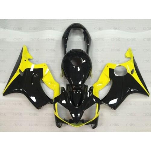 For CBR600 F4i 2001 - 2003 Body Kits CBR 600 03 Yellow Black Fairings CBR F4i 2003 Fairing Kits Unpainted