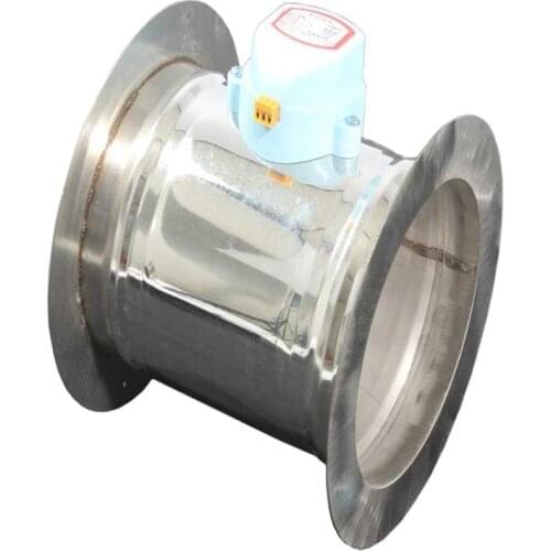 Stainless steel electric damper bilateral flange ventilation valve check valve regulator valve with flange