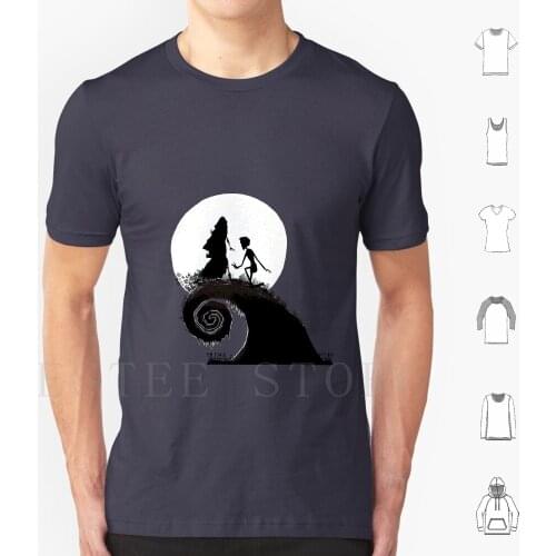 Corpse Hill T Shirt Diy Big Size 100% Cotton Corpse Bride Nightmare Before Christmas Tim Burton Johnny Depp