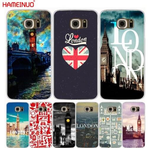 HAMEINUO London Art cell phone case cover for Samsung Galaxy A3 A310 A5 A510 A7 A8 A9 2016 2017 2018