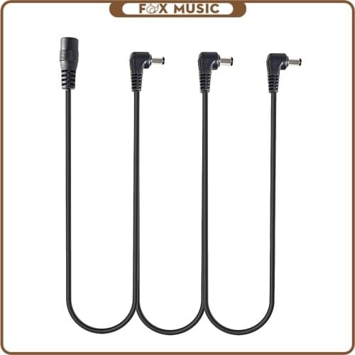 1 To 3 Daisy Chain Cable Guitar Effects Pedal Power Supply Cable Guitar Accessories