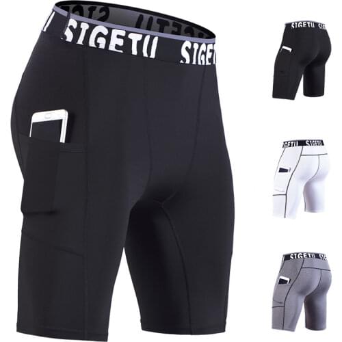 Compression Shorts Men Gym Shorts Underwear Crossfit Shorts Running Short Sport Training Quick-Drying Bottoms