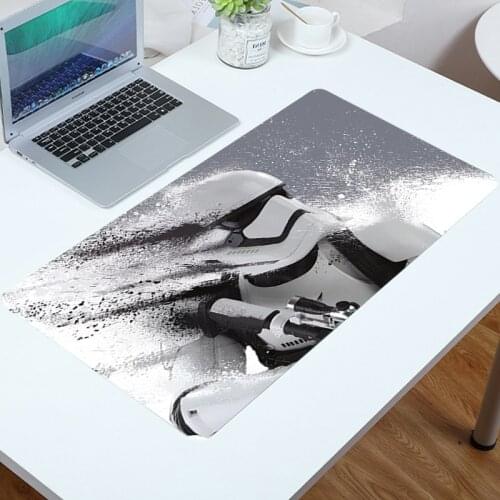 900mmX400mm Star Anime Wars Mouse Pads XL Mousepad Natural Rubbe Non-slip Gaming Mouse Pad Mat Locking Edge for PC Desktop