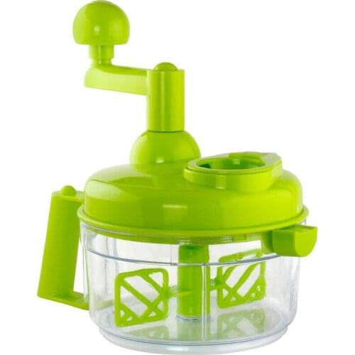 Kitchen Multi-Function Manual Mincer Vegetable Meat Grinder Chopper Tool stainless steel blade egg white separator filter