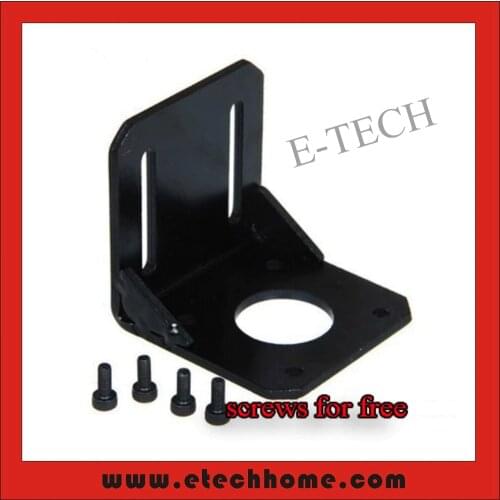 4pcs/Lot Stepper Motor Nema 17 Mounting Bracket 42 Brushless Servo Motor Support Holder Screws For free