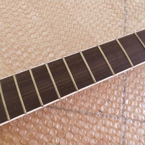 Unfinished 7 Strings Mahogany Electric Guitar Neck 24 Frets Rosewood Fretboard