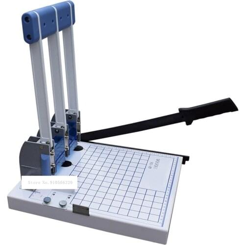 QY-15A Three Hole Punching Machine Document Binding Punching Machine File Binding Machine Puncher Paper Cutting Drilling Machine